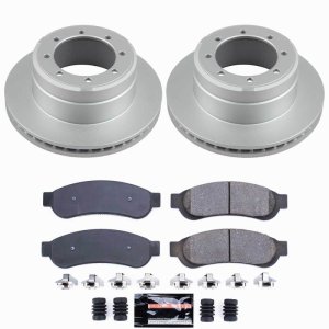 Ford F-350 Super Duty Brake Kit - Rear - PowerStop - Z23 Evolution Coated - `10-`12
