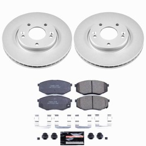 Hyundai Tucson Brake Kit - Front - PowerStop - Z23 Evolution Coated - `10-`11 Hyundai Tucson Brake Kit - Front - PowerStop - Z23 Evolution Coated - `10-`11