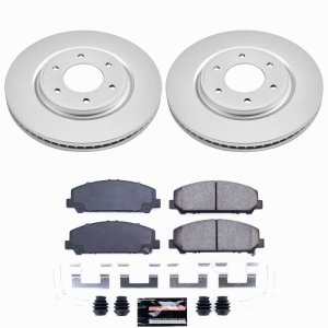 Nissan Armada Brake Kit - Front - PowerStop - Z23 Evolution Coated - `12-`15 Nissan Armada Brake Kit - Front - PowerStop - Z23 Evolution Coated - `12-`15