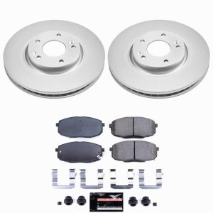 Kia Forte Brake Kit - Front - PowerStop - Z23 Evolution Coated - `10-`13 Kia Forte Brake Kit - Front - PowerStop - Z23 Evolution Coated - `10-`13
