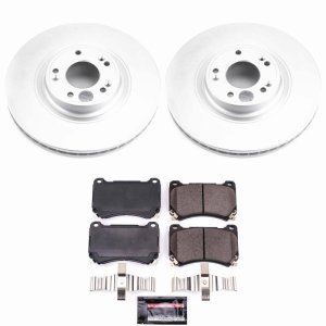 Hyundai Genesis Brake Kit - Front - PowerStop - Z23 Evolution Coated - `09-`14 Hyundai Genesis Brake Kit - Front - PowerStop - Z23 Evolution Coated - `09-`14