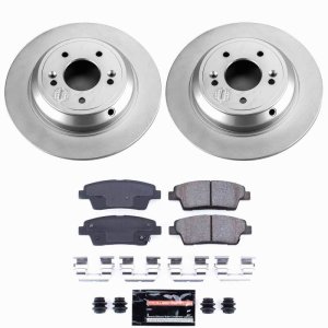 Genesis G80 Brake Kit - Rear - PowerStop - Z23 Evolution Coated - `17-`20 Genesis G80 Brake Kit - Rear - PowerStop - Z23 Evolution Coated - `17-`20