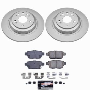 Acura TL Brake Kit - Rear - PowerStop - Z23 Coated - `09-`14 Acura TL Brake Kit - Rear - PowerStop - Z23 Coated - `09-`14