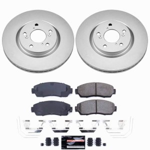 Honda Odyssey Brake Kit - Front - PowerStop - Z23 Coated - `11-`14 Honda Odyssey Brake Kit - Front - PowerStop - Z23 Coated - `11-`14
