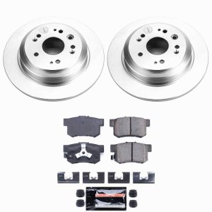 Honda Accord Crosstour Brake Kit - Rear - PowerStop - Z23 Coated - `10-`11 Honda Accord Crosstour Brake Kit - Rear - PowerStop - Z23 Coated - `10-`11