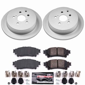 Lexus RX350 Brake Kit - Rear - PowerStop - Z23 Coated - `10-`15