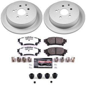 Lexus RX350 Brake Kit - Rear - PowerStop - Z36 Coated Truck & Tow - `10-`15