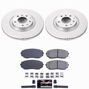 Mazda CX-9 Brake Kit - Front - PowerStop - Z23 Coated - `07-`15 Mazda CX-9 Brake Kit - Front - PowerStop - Z23 Coated - `07-`15