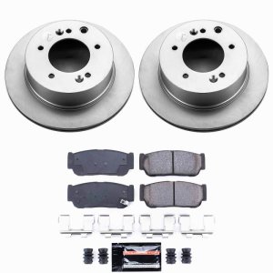 Kia Sorento Brake Kit - Rear - PowerStop - Z23 Coated - `03-`06 Kia Sorento Brake Kit - Rear - PowerStop - Z23 Coated - `03-`06