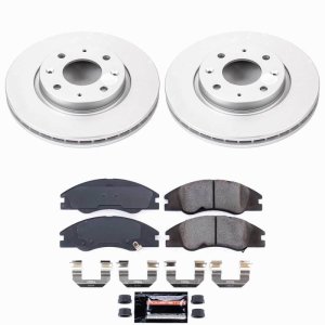 Kia Spectra Brake Kit - Front - PowerStop - Z23 Coated - `04-`09 Kia Spectra Brake Kit - Front - PowerStop - Z23 Coated - `04-`09