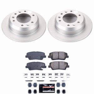 Hyundai Entourage Brake Kit - Rear - PowerStop - Z23 Coated - `07-`08 Hyundai Entourage Brake Kit - Rear - PowerStop - Z23 Coated - `07-`08