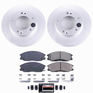Kia Sorento Brake Kit - Front - PowerStop - Z23 Coated - `07-`09 Kia Sorento Brake Kit - Front - PowerStop - Z23 Coated - `07-`09