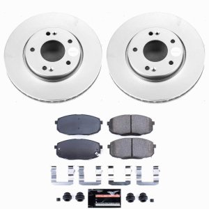 Kia Forte Brake Kit - Front - PowerStop - Z23 Coated - `10-`13 Kia Forte Brake Kit - Front - PowerStop - Z23 Coated - `10-`13