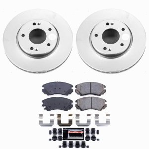 Kia Soul Brake Kit - Front - PowerStop - Z23 Evolution Coated - `10-`11 Kia Soul Brake Kit - Front - PowerStop - Z23 Evolution Coated - `10-`11