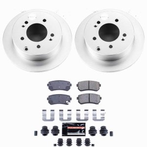 Kia Forte Brake Kit - Rear - PowerStop - Z23 Coated - `10-`13 Kia Forte Brake Kit - Rear - PowerStop - Z23 Coated - `10-`13