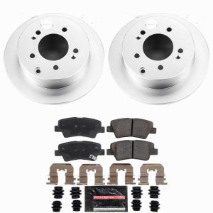 Kia Soul Brake Kit - Rear - PowerStop - Z23 Coated - `10-`13 Kia Soul Brake Kit - Rear - PowerStop - Z23 Coated - `10-`13