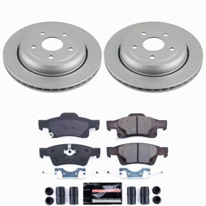 Dodge Durango Brake Kit - Rear - PowerStop - Z23 Evolution Coated - `11-`26
