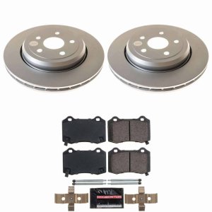 Jeep Grand Cherokee Brake Kit - Rear - PowerStop - Z23 Coated - `12-`17