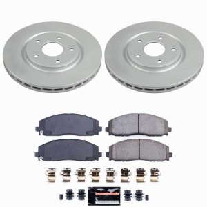 Chrysler Pacifica Brake Kit - Front - PowerStop - Z23 Coated - `17-`25
