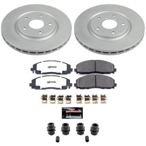 Chrysler Pacifica Brake Kit - Front - PowerStop - Z36 Coated Truck & Tow - `17-`25