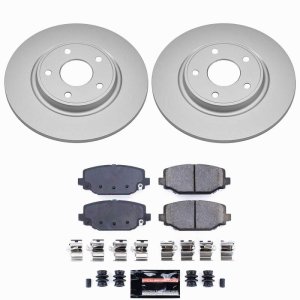 Chrysler Town & Country Brake Kit - Rear - PowerStop - Z23 Coated - `12-`16 Chrysler Town & Country Brake Kit - Rear - PowerStop - Z23 Coated - `12-`16