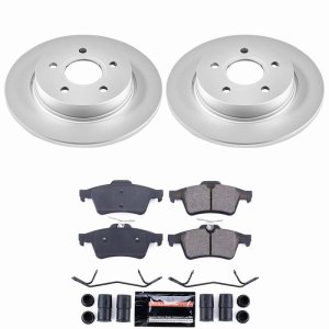 Ford Focus Brake Kit - Rear - PowerStop - Z23 Evolution Coated - `12-`18 Ford Focus Brake Kit - Rear - PowerStop - Z23 Evolution Coated - `12-`18