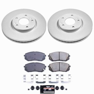 Hyundai Tucson Brake Kit - Front - PowerStop - Z23 Coated - `10-`15 Hyundai Tucson Brake Kit - Front - PowerStop - Z23 Coated - `10-`15