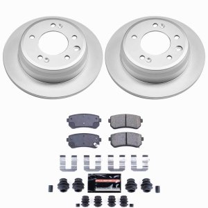 Hyundai Elantra Brake Kit - Rear - PowerStop - Z23 Coated - `09-`12 Hyundai Elantra Brake Kit - Rear - PowerStop - Z23 Coated - `09-`12