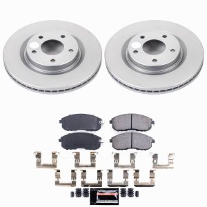 Nissan Sentra Brake Kit - Front - PowerStop - Z23 Coated - `17-`18 Nissan Sentra Brake Kit - Front - PowerStop - Z23 Coated - `17-`18