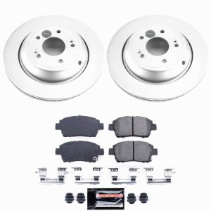 Scion iQ Brake Kit - Front - PowerStop - Z23 Evolution Coated - `12-`15