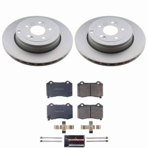 Hyundai Genesis Coupe Brake Kit - Rear - PowerStop - Z23 Coated - `10-`16 Hyundai Genesis Coupe Brake Kit - Rear - PowerStop - Z23 Coated - `10-`16