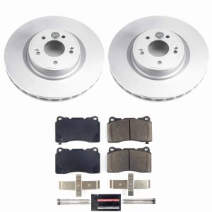 Hyundai Genesis Coupe Brake Kit - Front - PowerStop - Z23 Evolution Coated - `10-`16 Hyundai Genesis Coupe Brake Kit - Front - PowerStop - Z23 Evolution Coated - `10-`16