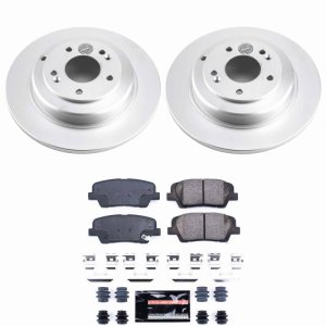 Hyundai Genesis Coupe Brake Kit - Rear - PowerStop - Z23 Coated - `10-`16 Hyundai Genesis Coupe Brake Kit - Rear - PowerStop - Z23 Coated - `10-`16