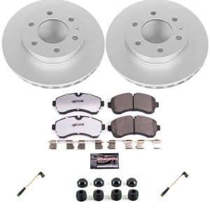 Dodge Sprinter 3500 Brake Kit - Front - PowerStop - Z36 Coated Truck & Tow - `07-`09