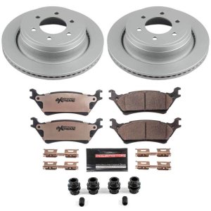 Ford F-150 Brake Kit - Rear - PowerStop - Z36 Coated Truck & Tow - `12-`18