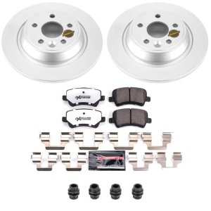 Land Rover Range Rover Evoque Brake Kit - Rear - PowerStop - Z36 Coated Truck & Tow - `12-`15 Land Rover Range Rover Evoque Brake Kit - Rear - PowerStop - Z36 Coated Truck & Tow - `12-`15