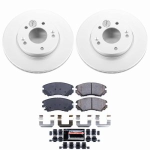 Kia Soul Brake Kit - Front - PowerStop - Z23 Coated - `10-`11 Kia Soul Brake Kit - Front - PowerStop - Z23 Coated - `10-`11