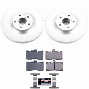 Lexus GS350 Brake Kit - Front - PowerStop - Z23 Coated - 2011 Lexus GS350 Brake Kit - Front - PowerStop - Z23 Coated - 2011