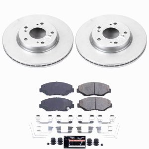 Acura ILX Brake Kit - Front - PowerStop - Z23 Coated - 2013