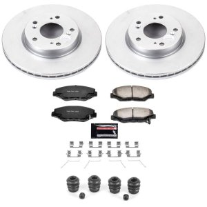 Acura ILX Brake Kit - Front - PowerStop - Z36 Coated Truck & Tow - 2013