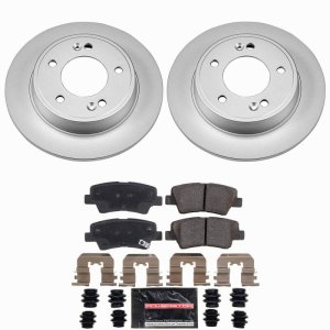 Hyundai Elantra Brake Kit - Rear - PowerStop - Z23 Coated - `11-`20 Hyundai Elantra Brake Kit - Rear - PowerStop - Z23 Coated - `11-`20