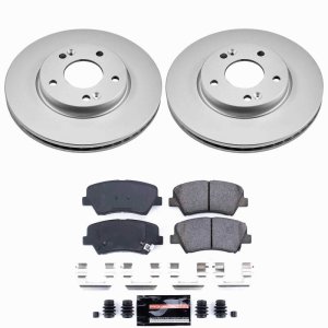 Hyundai Elantra Brake Kit - Front - PowerStop - Z23 Coated - `11-`16 Hyundai Elantra Brake Kit - Front - PowerStop - Z23 Coated - `11-`16