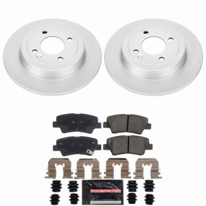 Hyundai Accent Brake Kit - Rear - PowerStop - Z23 Coated - `12-`22 Hyundai Accent Brake Kit - Rear - PowerStop - Z23 Coated - `12-`22