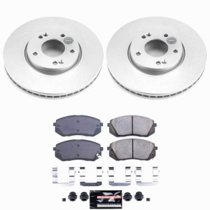 Kia Sportage Brake Kit - Front - PowerStop - Z23 Evolution Coated - `12-`16 Kia Sportage Brake Kit - Front - PowerStop - Z23 Evolution Coated - `12-`16