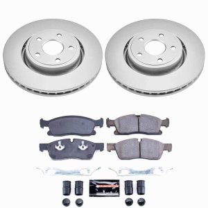 Dodge Durango Brake Kit - Front - PowerStop - Z23 Coated Brake Kit - `12-`20