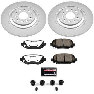 Jeep Cherokee Brake Kit - Rear - PowerStop - Z36 Coated Truck & Tow - `14-`23 Jeep Cherokee Brake Kit - Rear - PowerStop - Z36 Coated Truck & Tow - `14-`23