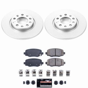 Chrysler 200 Brake Kit - Rear - PowerStop - Z23 Evolution Coated - `15-`17 Chrysler 200 Brake Kit - Rear - PowerStop - Z23 Evolution Coated - `15-`17
