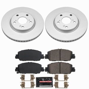 Honda Accord Brake Kit - Front - PowerStop - Z23 Coated - `13-`17 Honda Accord Brake Kit - Front - PowerStop - Z23 Coated - `13-`17