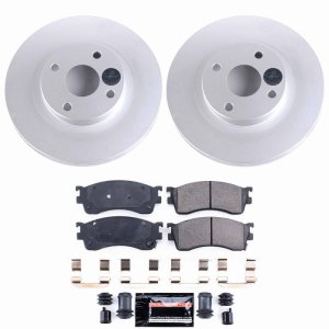 Mazda Protege Brake Kit - Front - PowerStop - Z23 Coated - `01-`03 Mazda Protege Brake Kit - Front - PowerStop - Z23 Coated - `01-`03