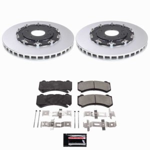 Chevrolet Corvette Brake Kit - Front - PowerStop - Z23 Coated - `15-`19